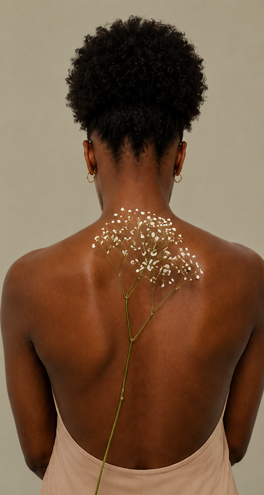 Natural hair portrait