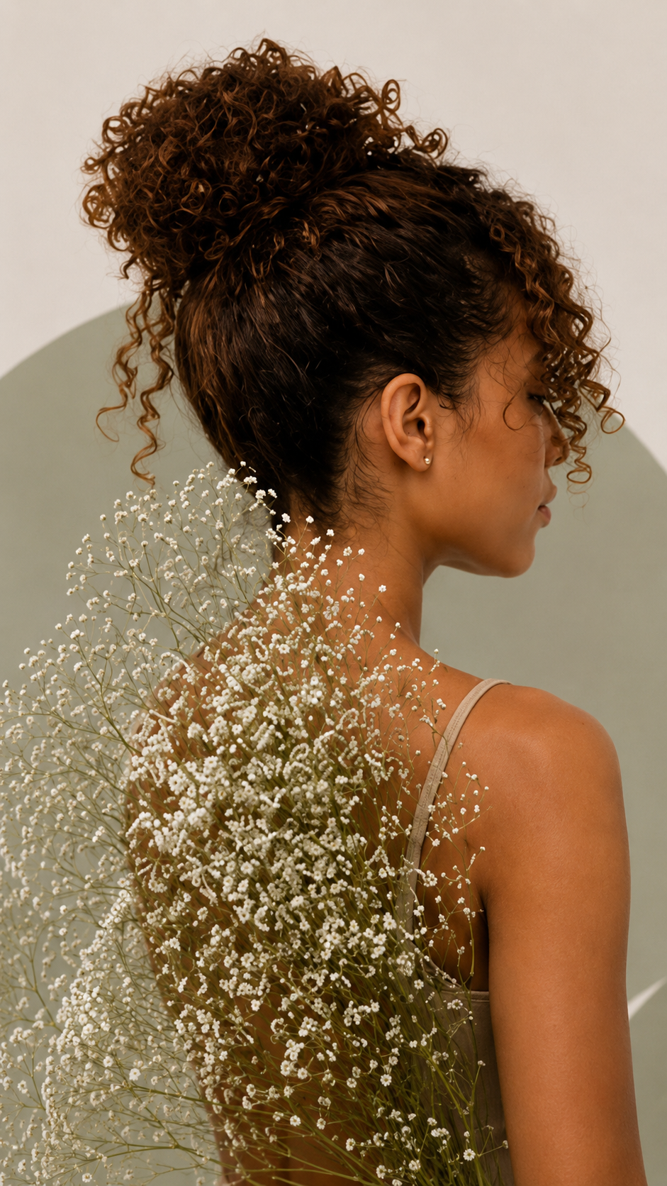 Natural hair portrait