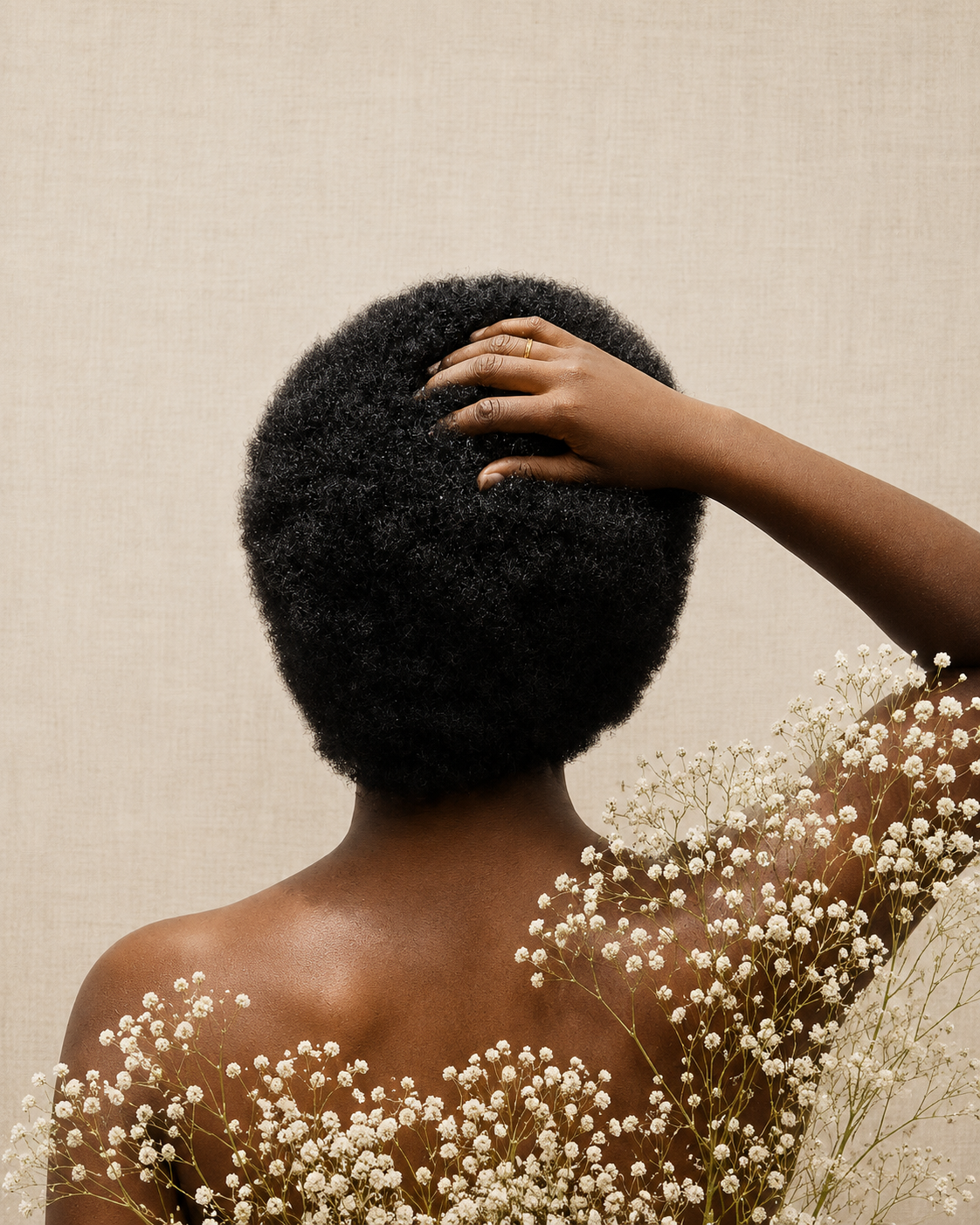 Natural hair portrait