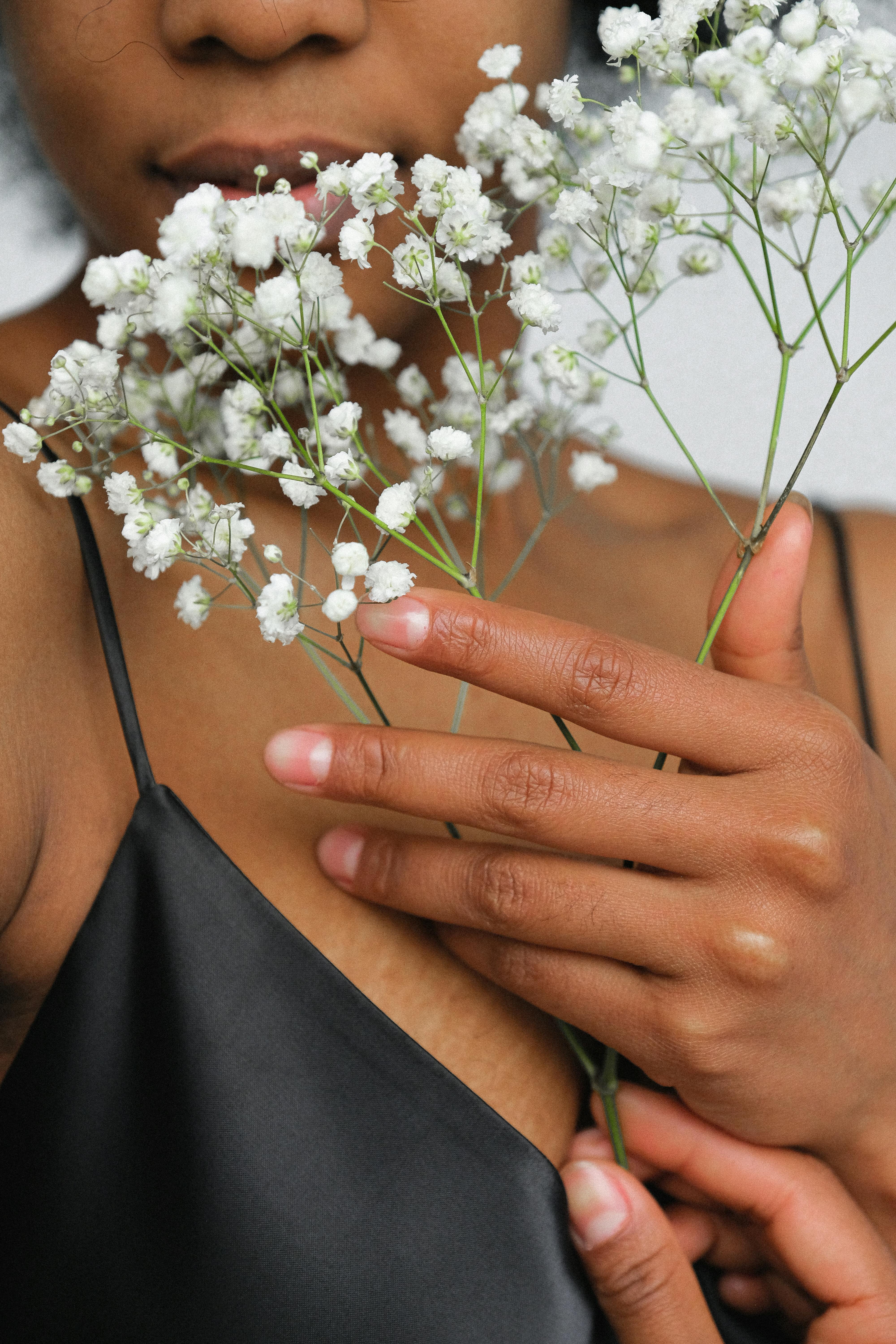Editorial portrait of Black woman in stillness